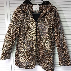 Girls leopard print, waterproof coat! Sz.L 14/16 🐆